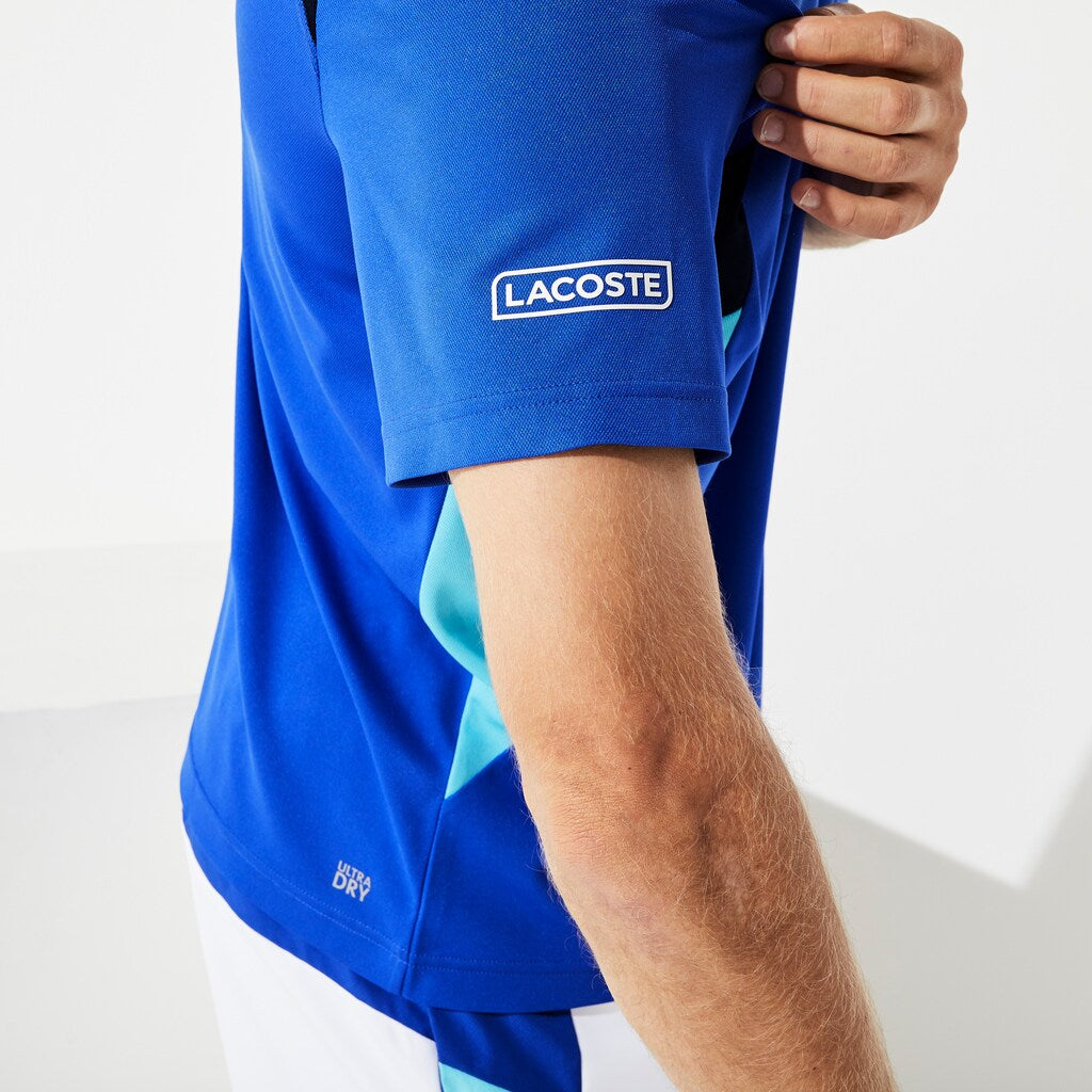 Men's SPORT Colorblock Ultra Dry Performance T-shirt / Lacoste