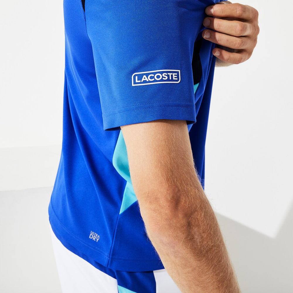Men's SPORT Colorblock Ultra Dry Performance T-shirt / Lacoste