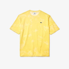 Men's LIVE Loose Fit Tie-Dye Cotton Jersey T-shirt / Lacoste