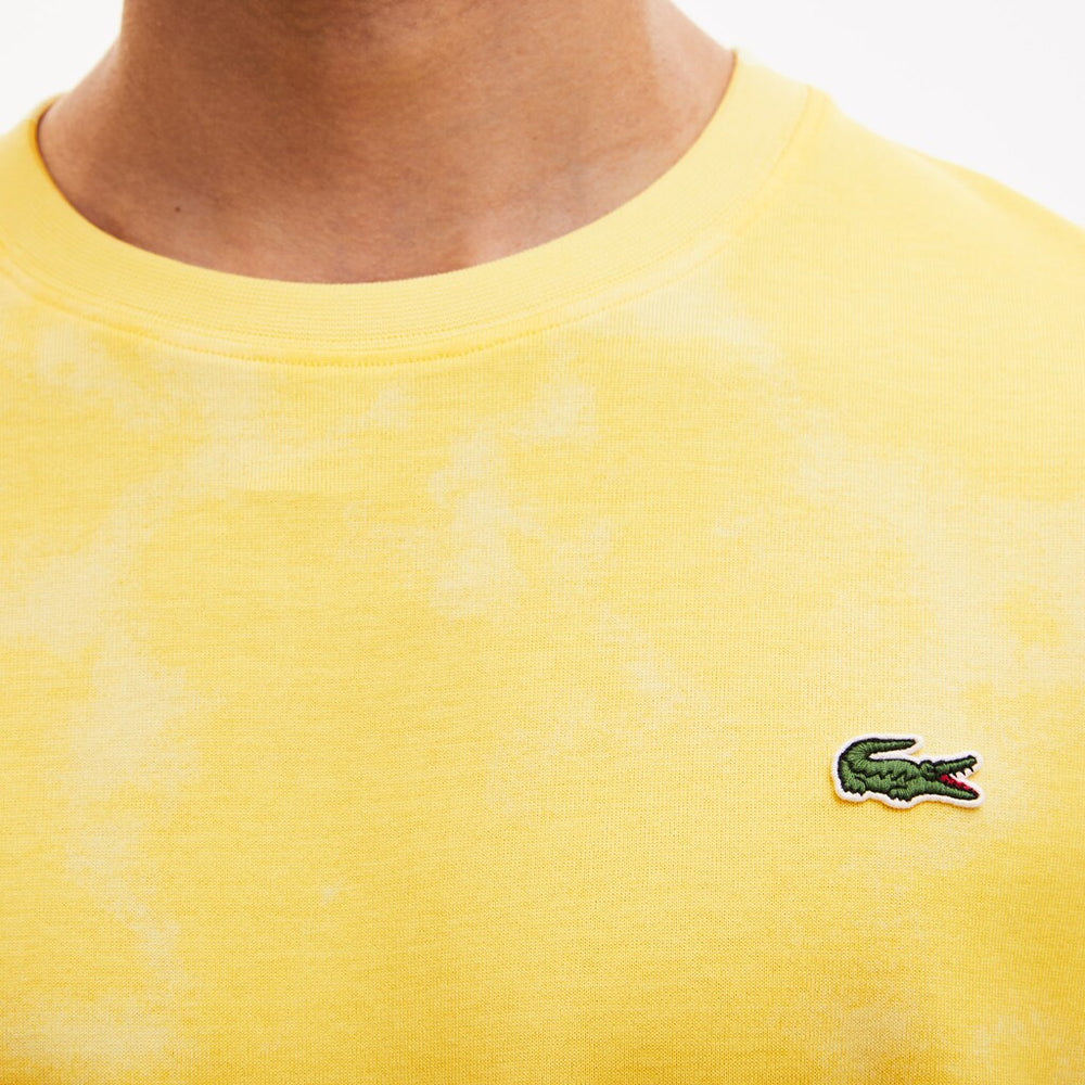 Men's LIVE Loose Fit Tie-Dye Cotton Jersey T-shirt / Lacoste