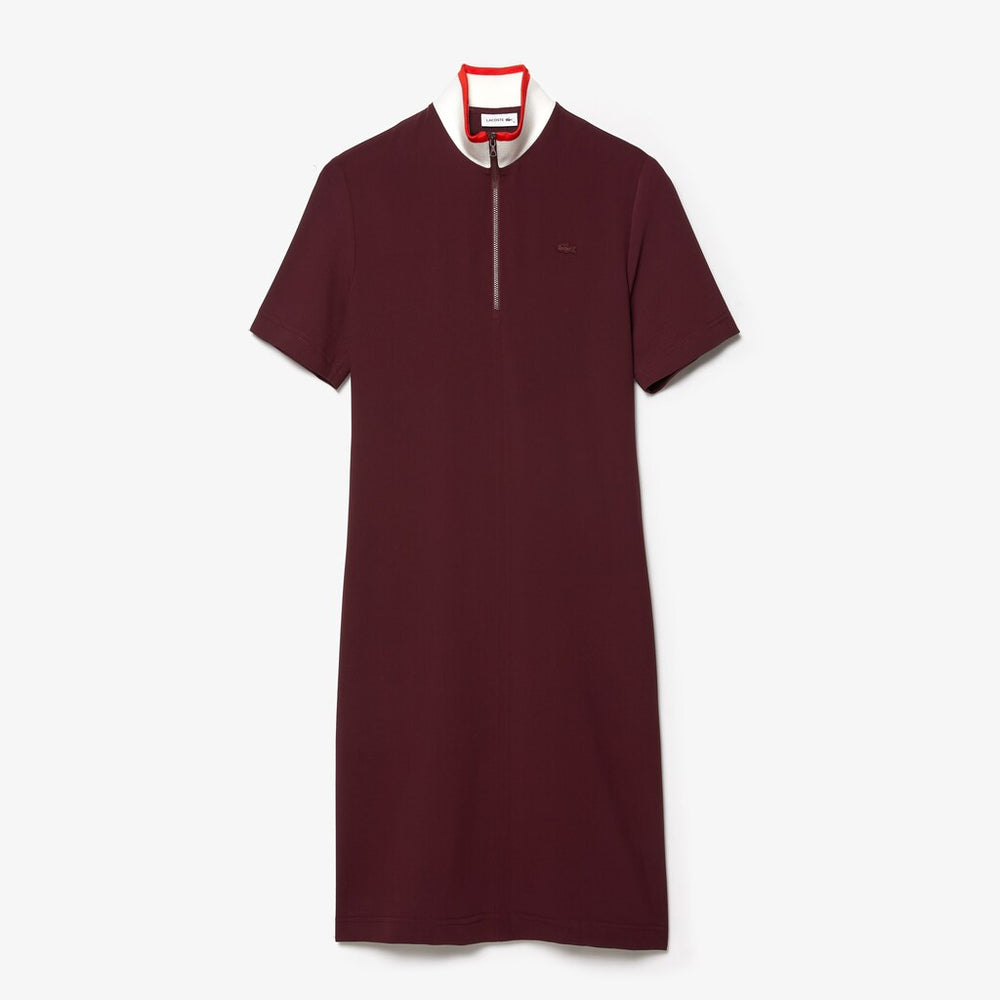 Women's Flared Zip-Up Polo Dress / Lacoste