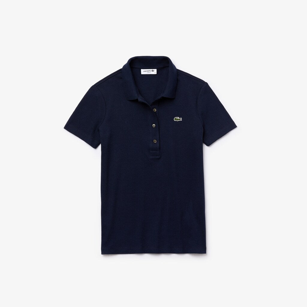 Women's Ribbed Cotton Polo / Lacoste