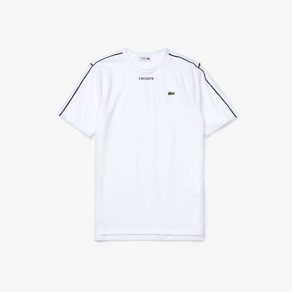 Men's SPORT Piped-Seam Cotton T-Shirt / Lacoste