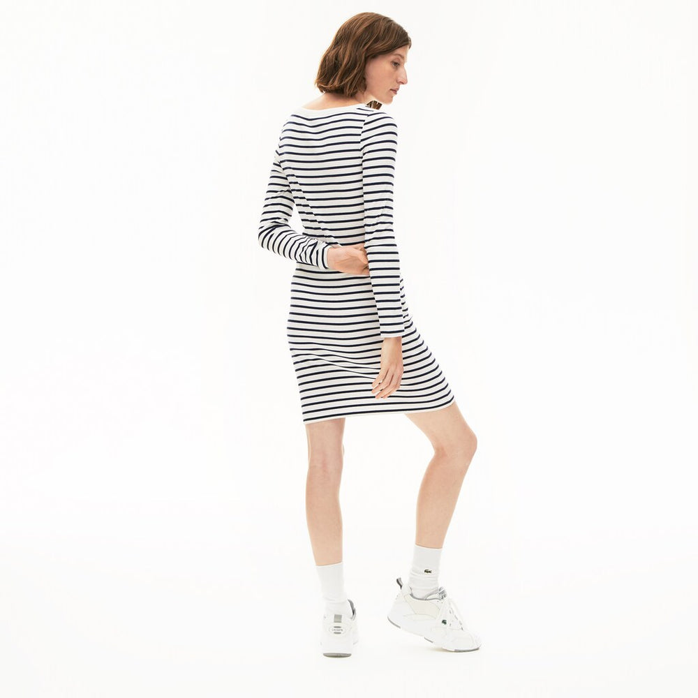 Women's Nautical Ribbed Cotton Dress / Lacoste