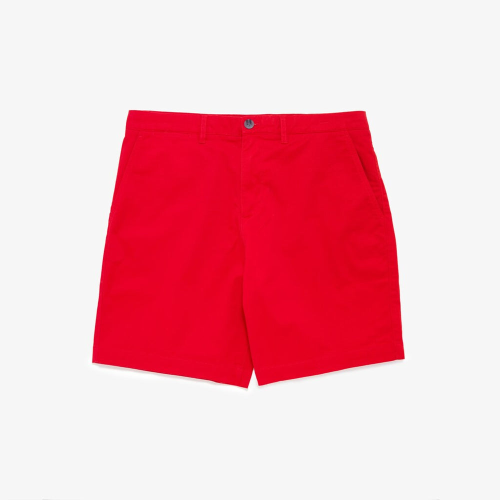 Men's Regular Fit Cotton Gabardine Bermuda Shorts / Lacoste