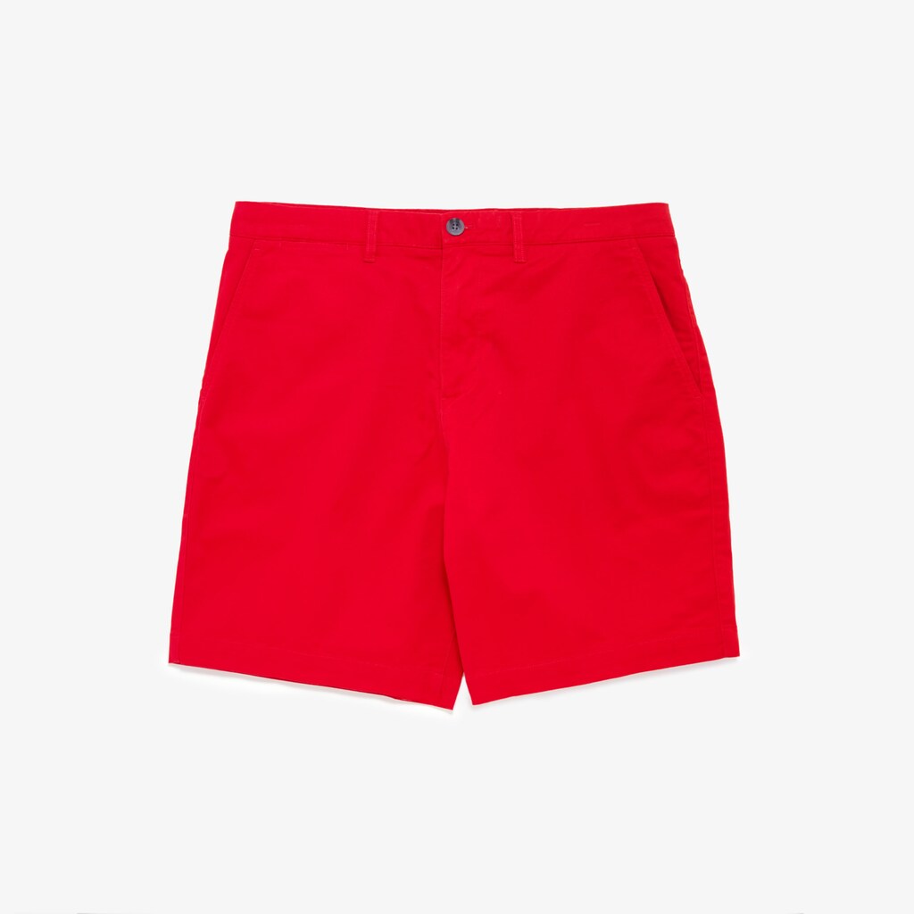 Men's Regular Fit Cotton Gabardine Bermuda Shorts / Lacoste