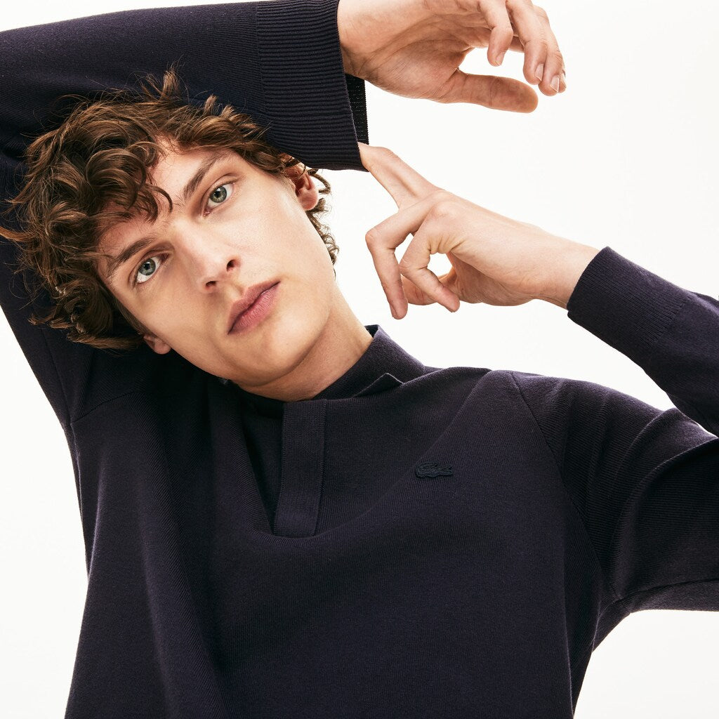 Men's Cotton And Silk Blend Sweater / Lacoste
