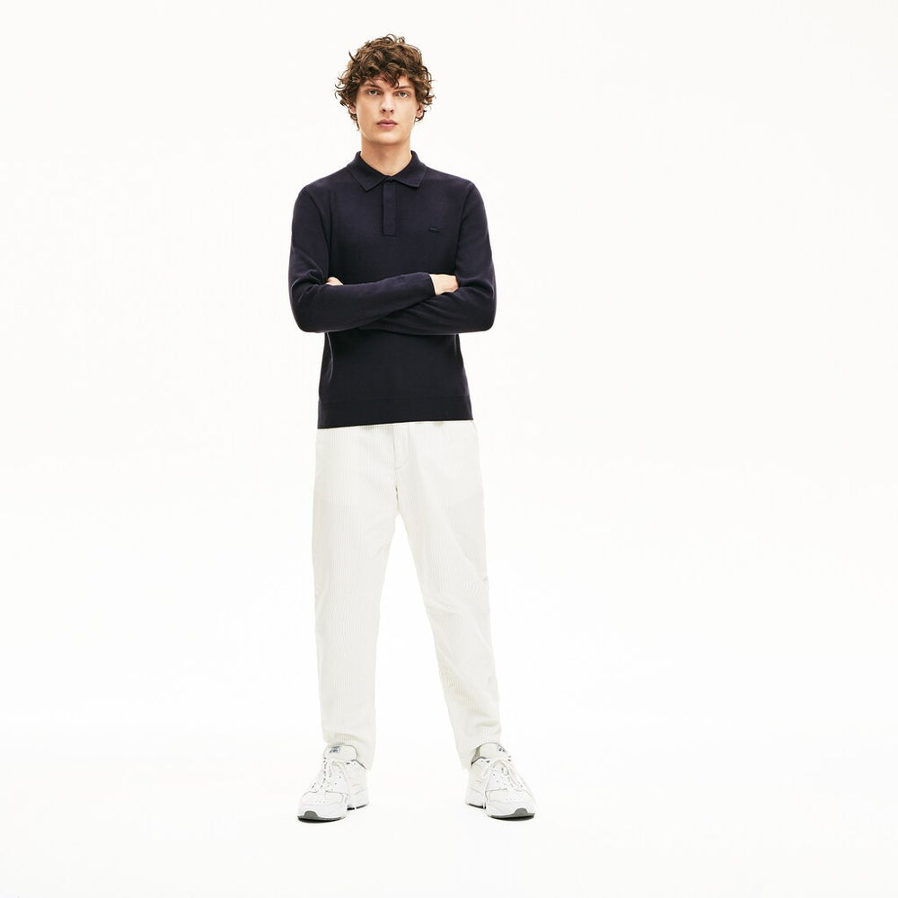 Men's Cotton And Silk Blend Sweater / Lacoste