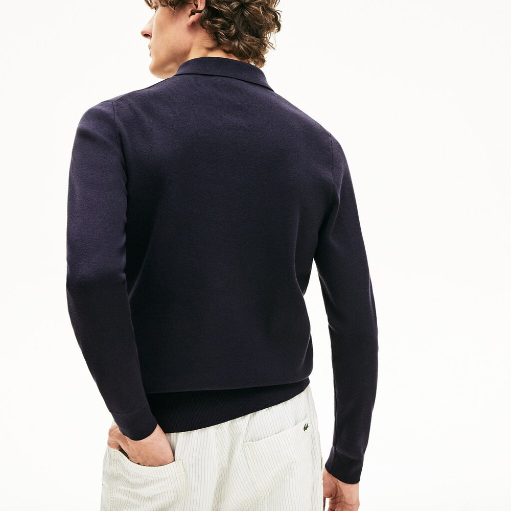 Men's Cotton And Silk Blend Sweater / Lacoste