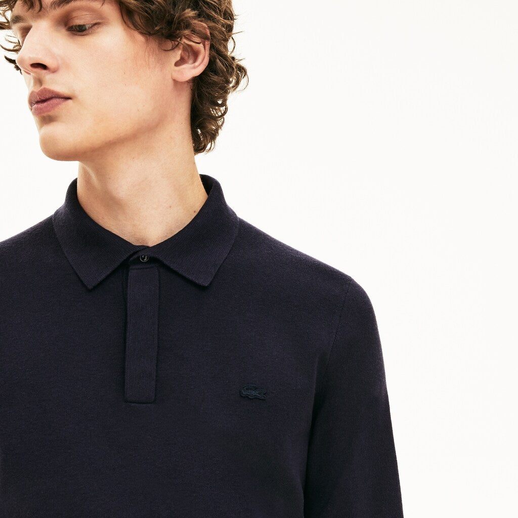 Men's Cotton And Silk Blend Sweater / Lacoste