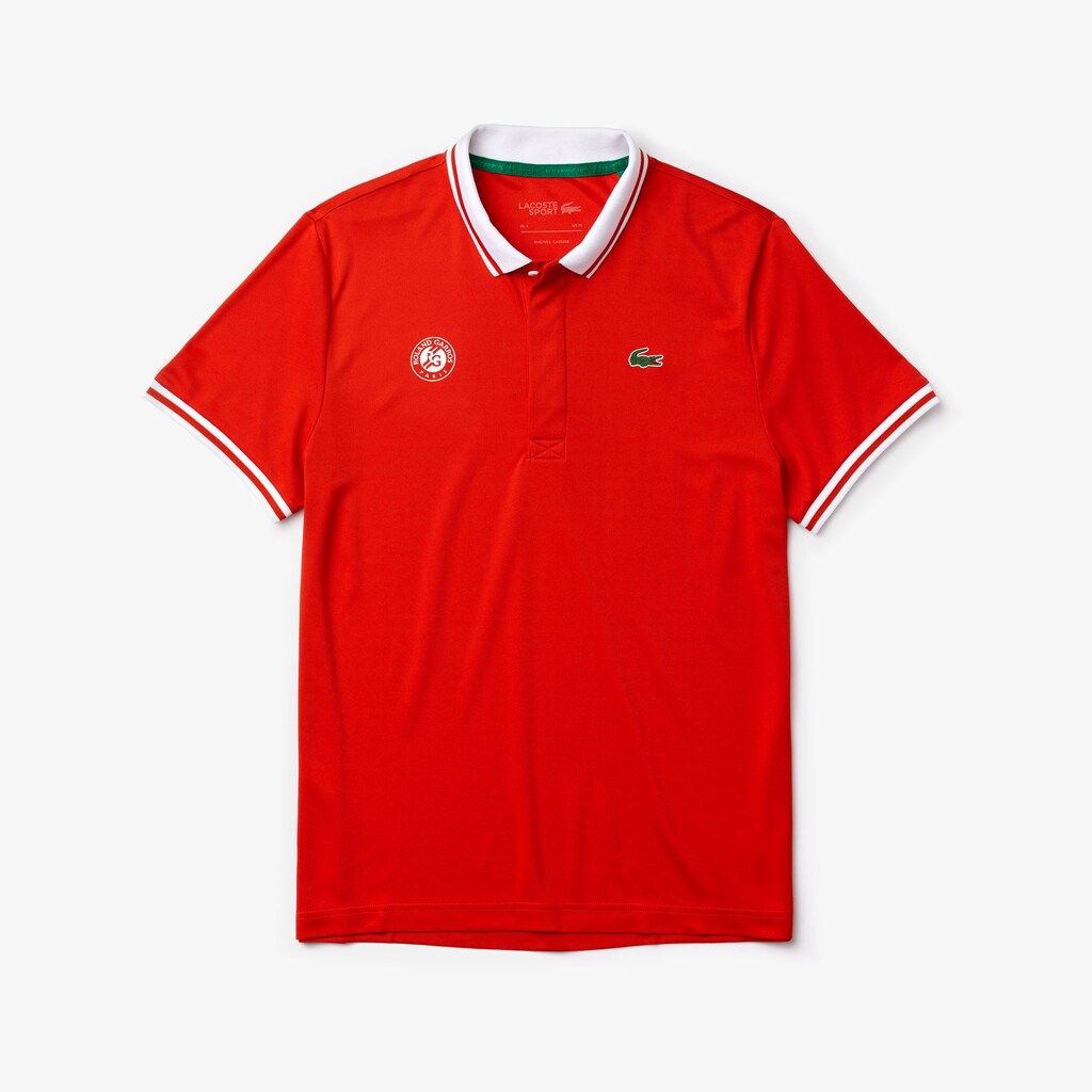 Men's SPORT Roland Garros Breathable Piqué Polo Shirt / Lacoste