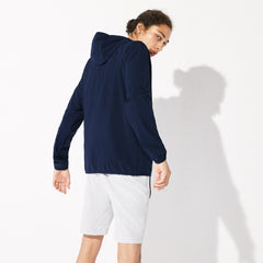 Men's SPORT Water-Resistant Foldable Ultra-Light Zip Golf Jacket / Lacoste