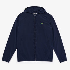 Men's SPORT Water-Resistant Foldable Ultra-Light Zip Golf Jacket / Lacoste