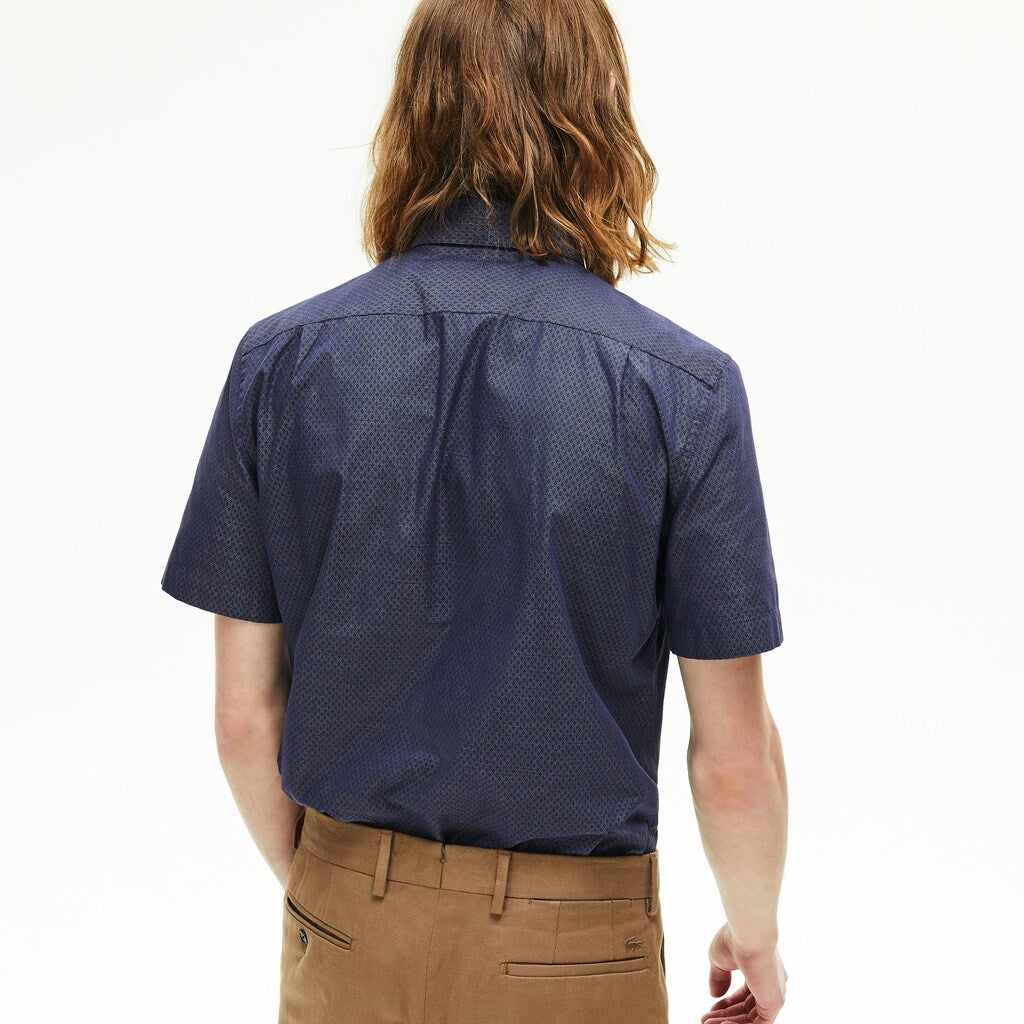 Men's Regular Fit Texturized Cotton Shirt / Lacoste