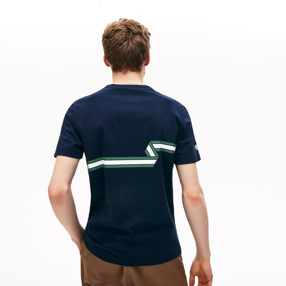 Men's Heritage Ribbon Regular Fit Cotton T-shirt / Lacoste