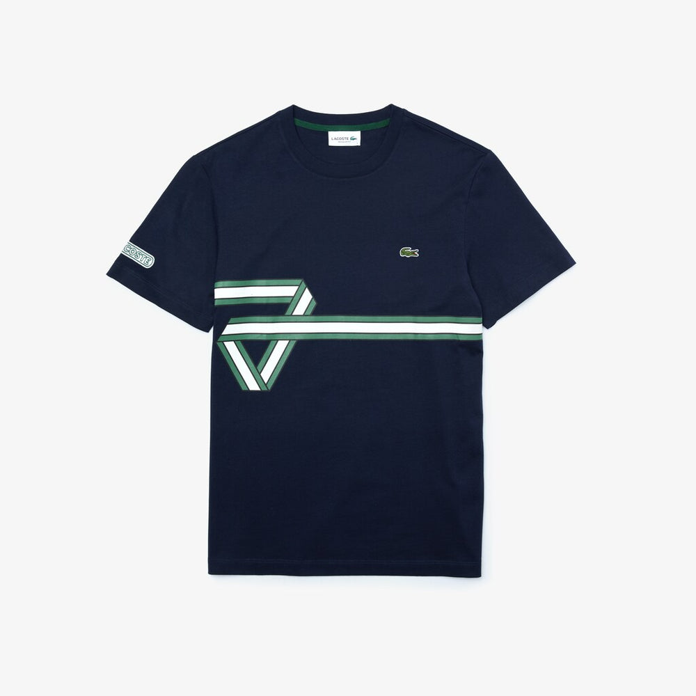 Men's Heritage Ribbon Regular Fit Cotton T-shirt / Lacoste