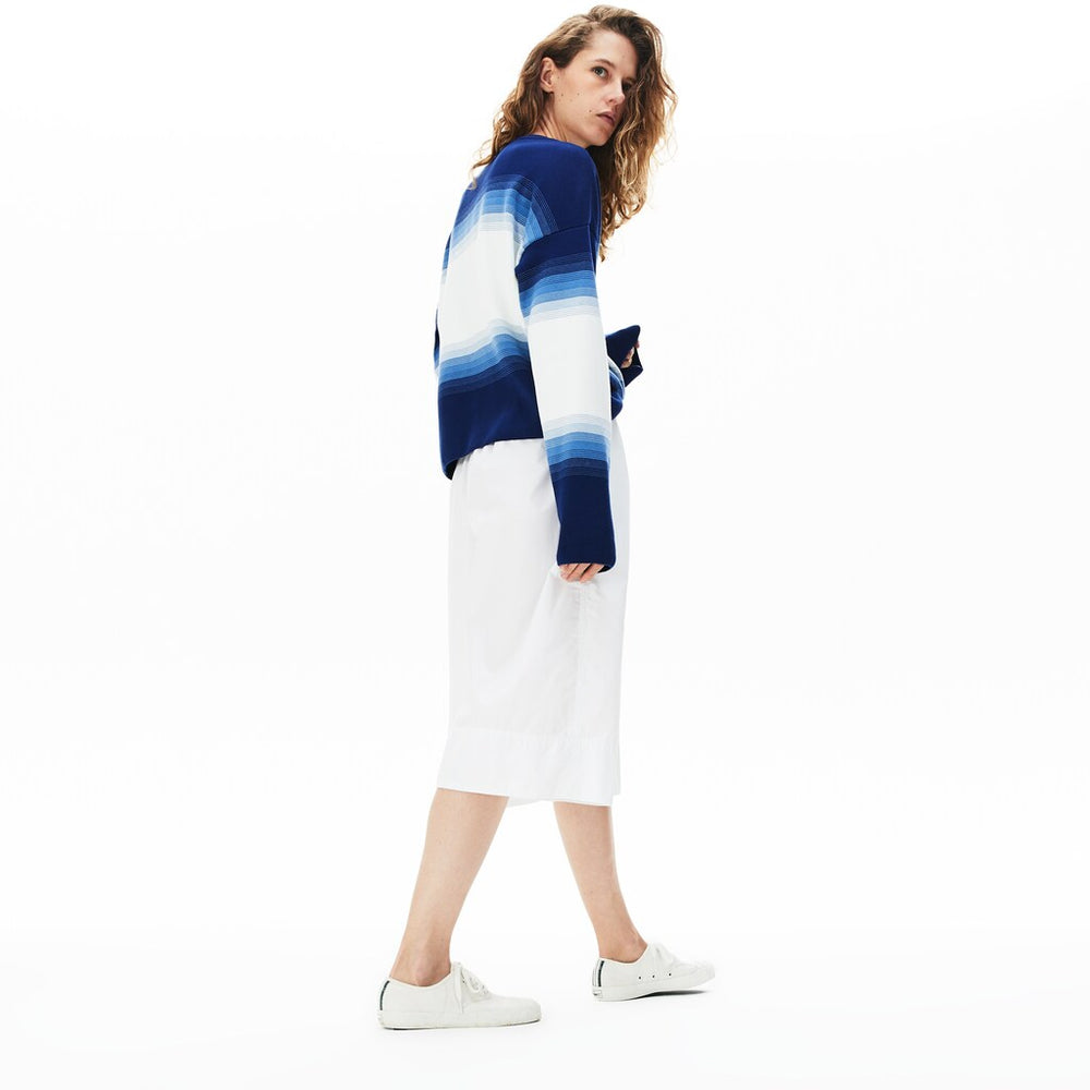Women's Light Cotton Poplin Culottes / Lacoste
