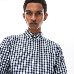 Men's Slim Fit Long-Sleeve Wool Shirt / Lacoste