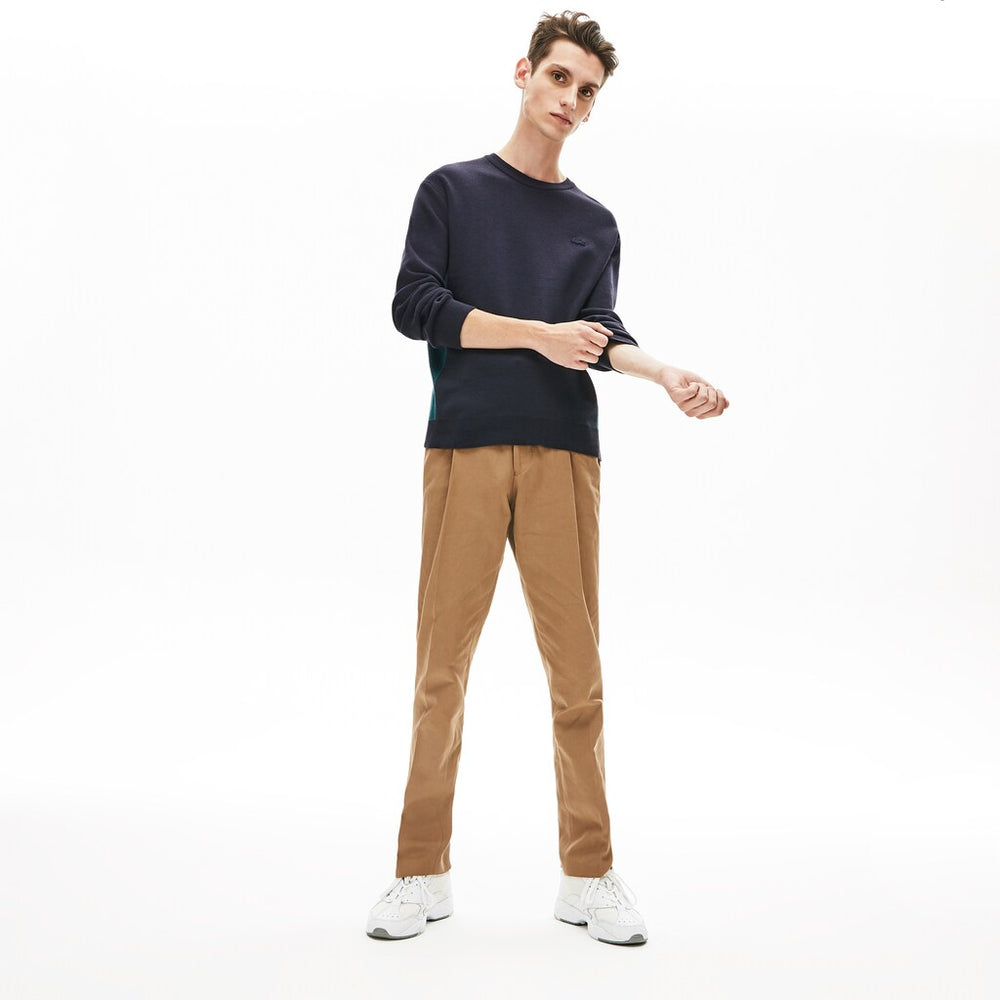 Men's Contrast Effects Knit Sweater / Lacoste