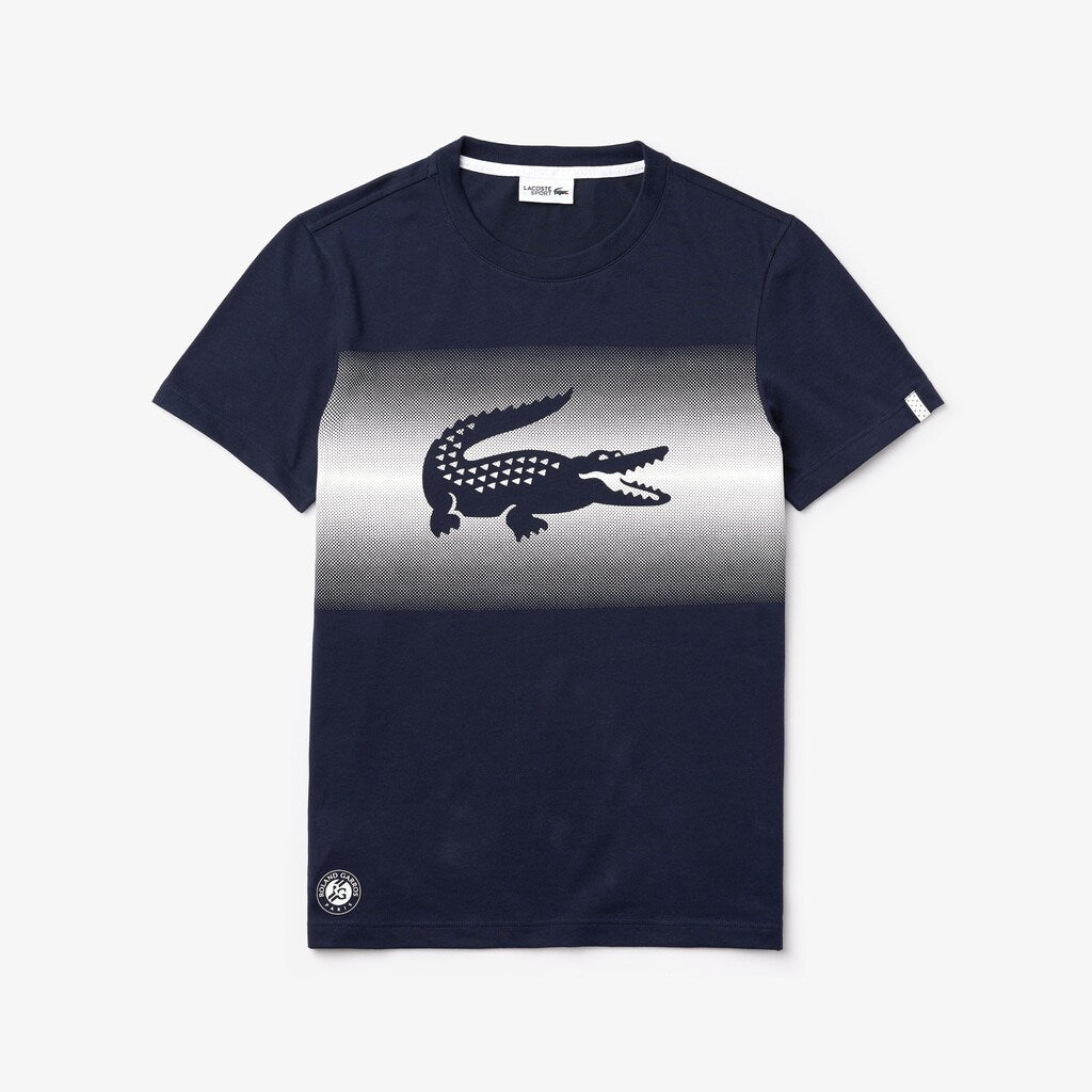 Men's SPORT Roland Garros Croc-Print T-Shirt / Lacoste
