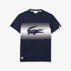 Men's SPORT Roland Garros Croc-Print T-Shirt / Lacoste