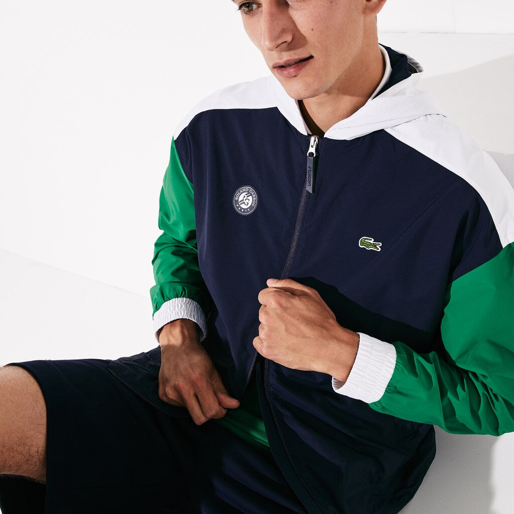 Men's SPORT Roland Garros Zip-Up Windbreaker / Lacoste