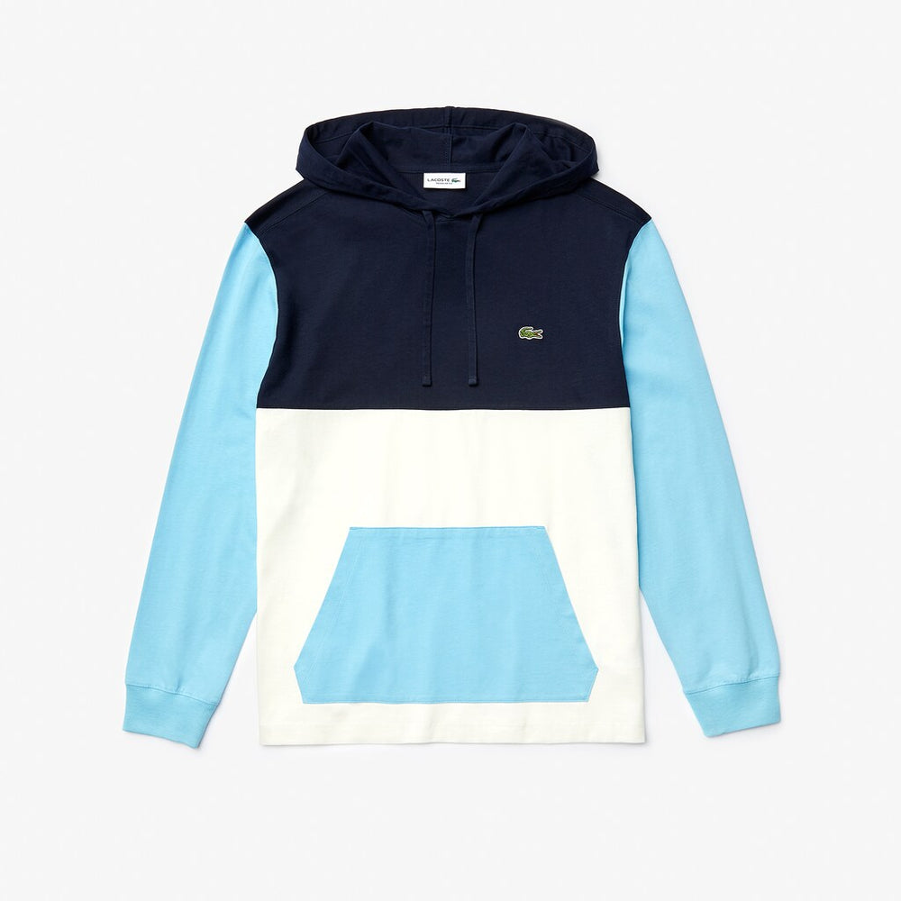 Men's Relaxed Fit Colorblock Hooded T-shirt / Lacoste