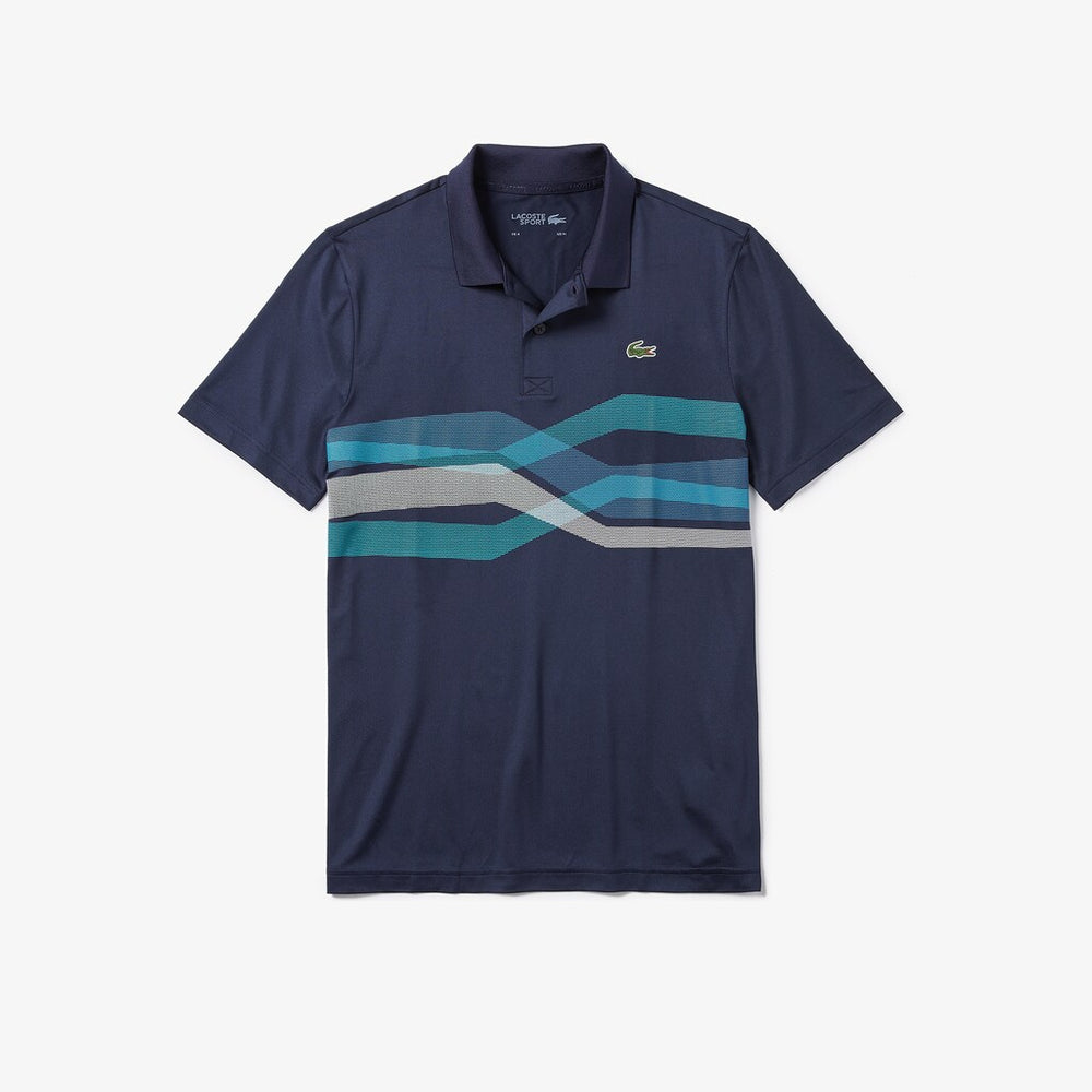Men's SPORT Graphic Breathable Golf Polo Shirt / Lacoste
