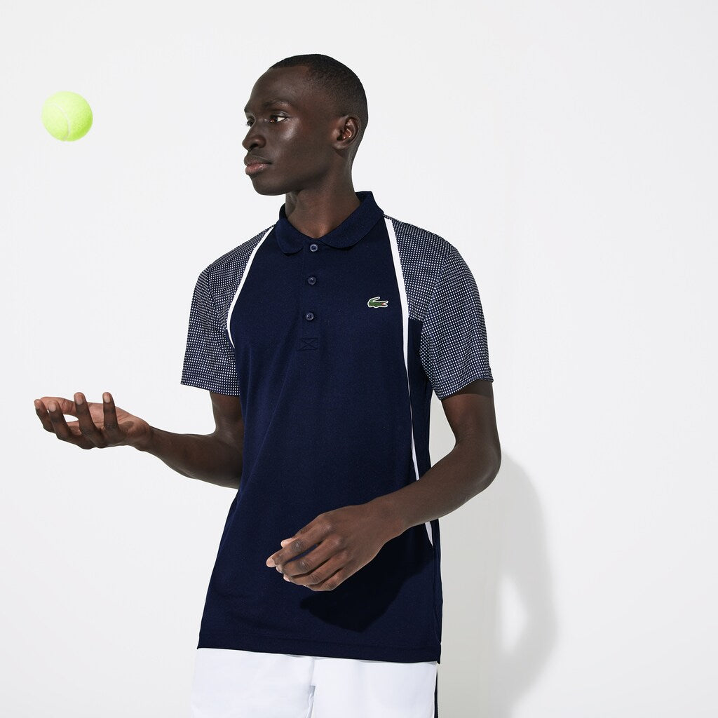 Men's SPORT Mesh Sleeved Breathable Tennis Polo Shirt / Lacoste