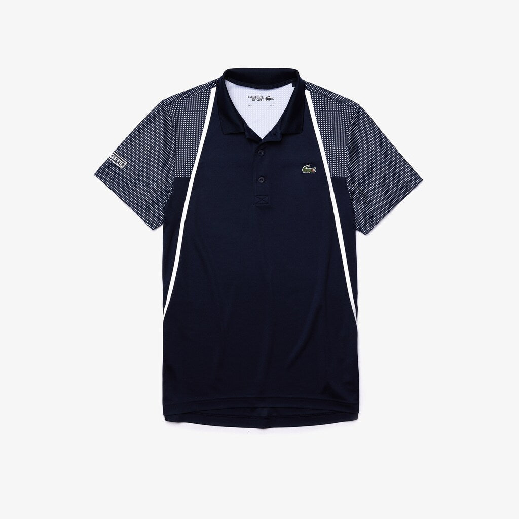 Men's SPORT Mesh Sleeved Breathable Tennis Polo Shirt / Lacoste