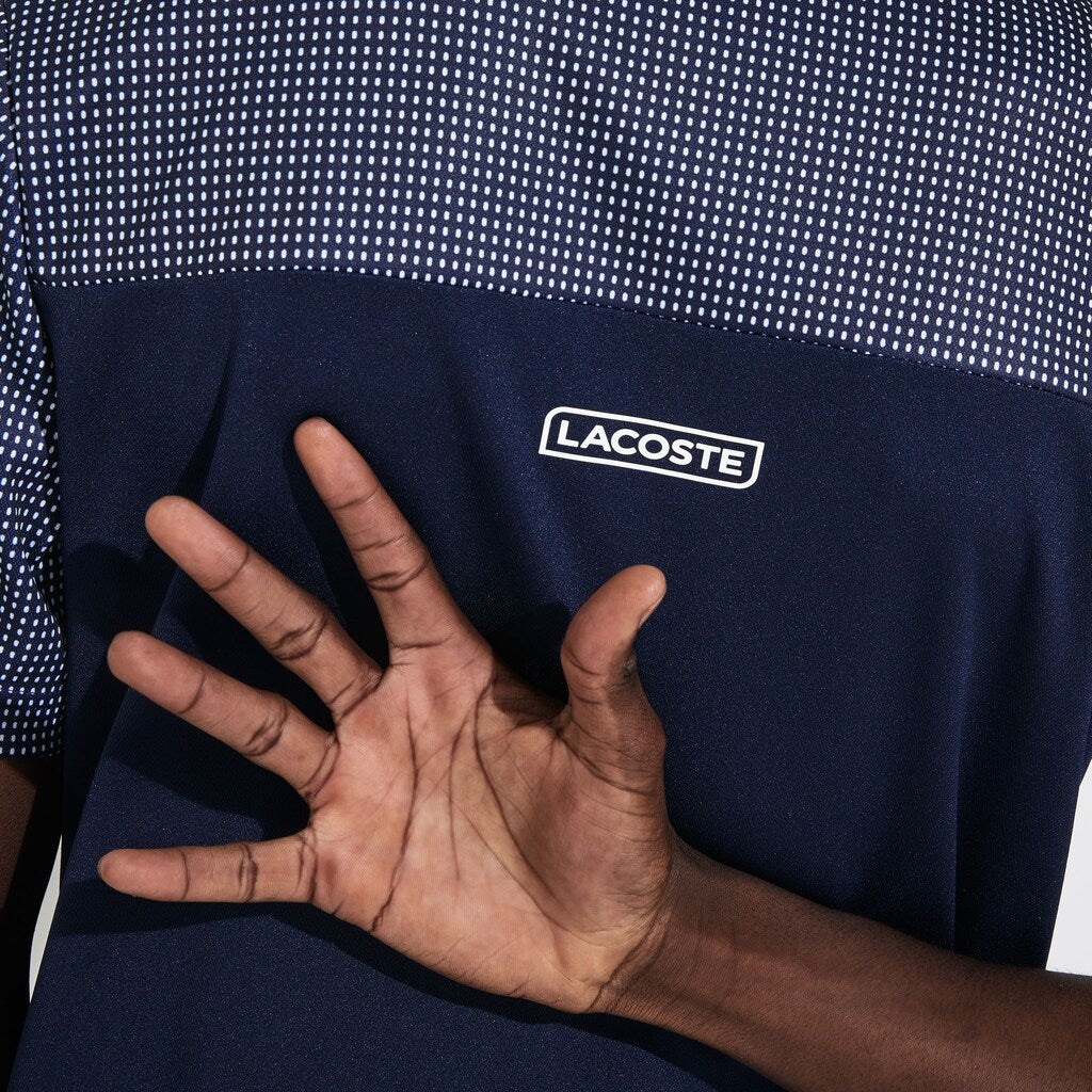 Men's SPORT Mesh Sleeved Breathable Tennis Polo Shirt / Lacoste