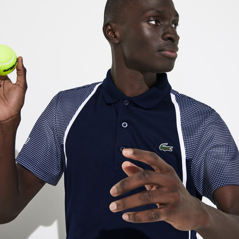 Men's SPORT Mesh Sleeved Breathable Tennis Polo Shirt / Lacoste