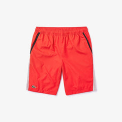 Men's SPORT Contrast Bands Lightweight Tennis Shorts / Lacoste