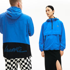 Unisex LIVE Water- Resistant Pullover Windbreaker / Lacoste