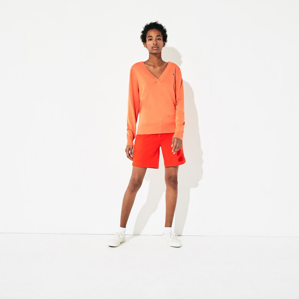Women's SPORT V-neck Sweater / Lacoste