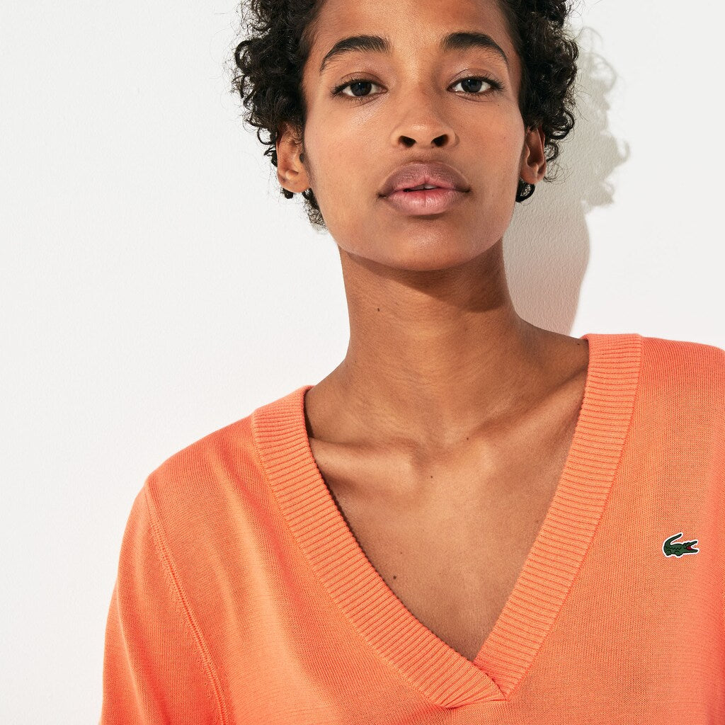 Women's SPORT V-neck Sweater / Lacoste