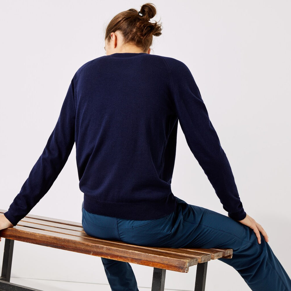 Men's SPORT Breathable-Knit Golf Sweater / Lacoste