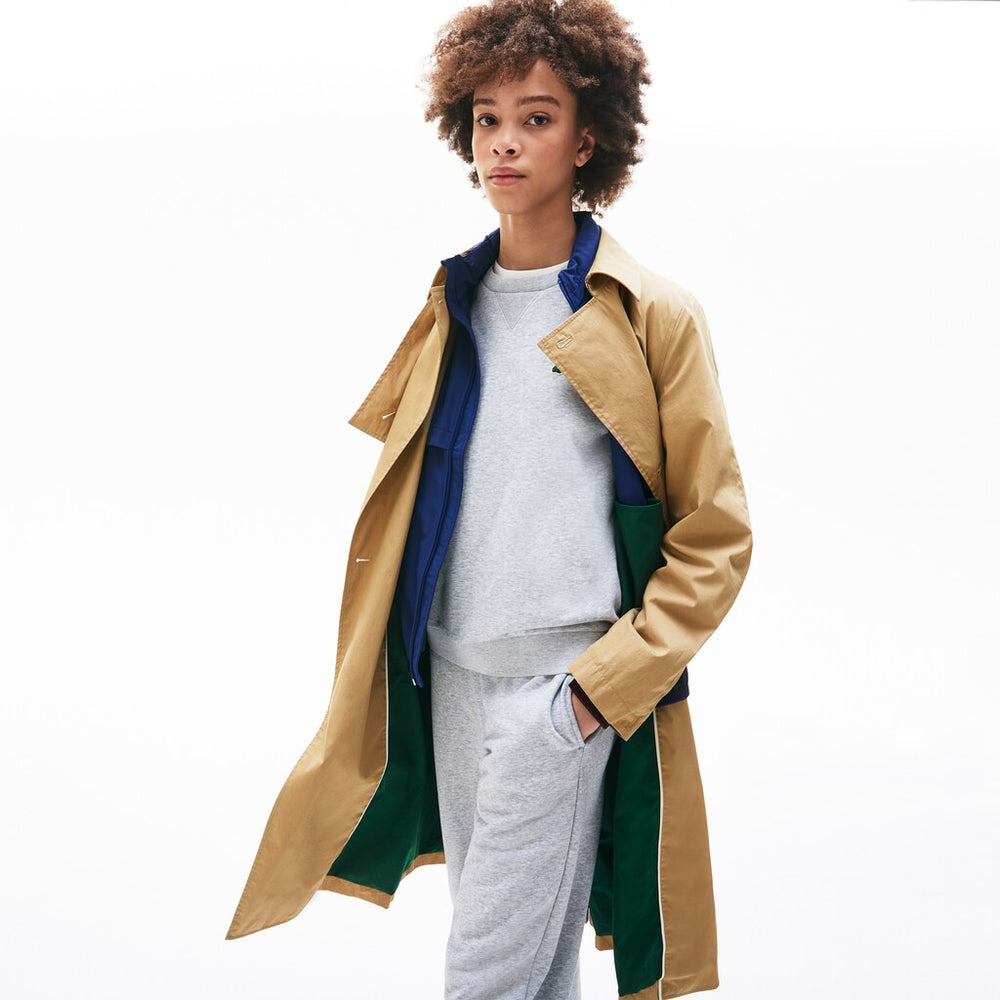 Women's Contrast Belt Trench Coat / Lacoste
