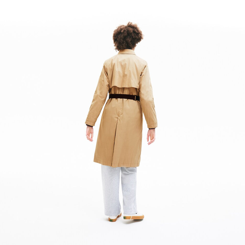Women's Contrast Belt Trench Coat / Lacoste