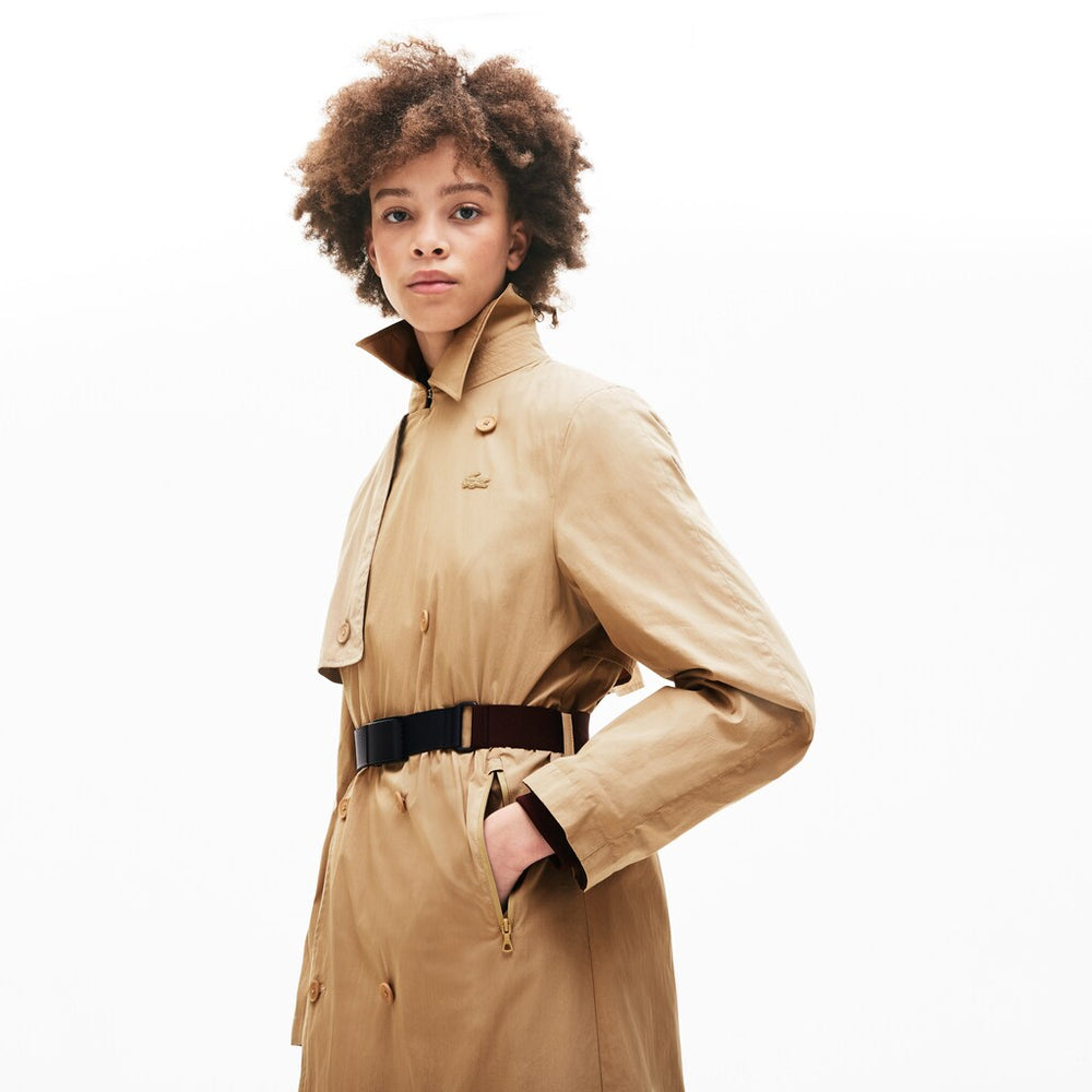 Women's Contrast Belt Trench Coat / Lacoste