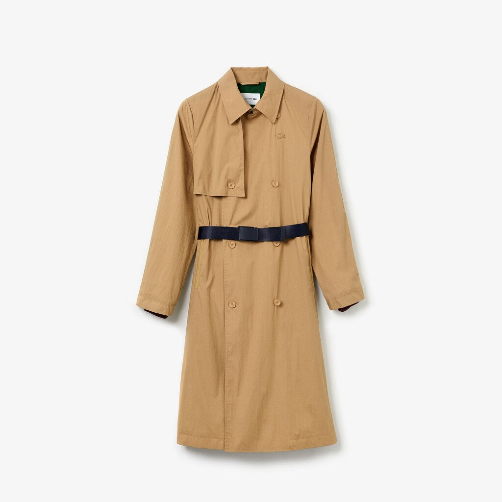 Women's Contrast Belt Trench Coat / Lacoste
