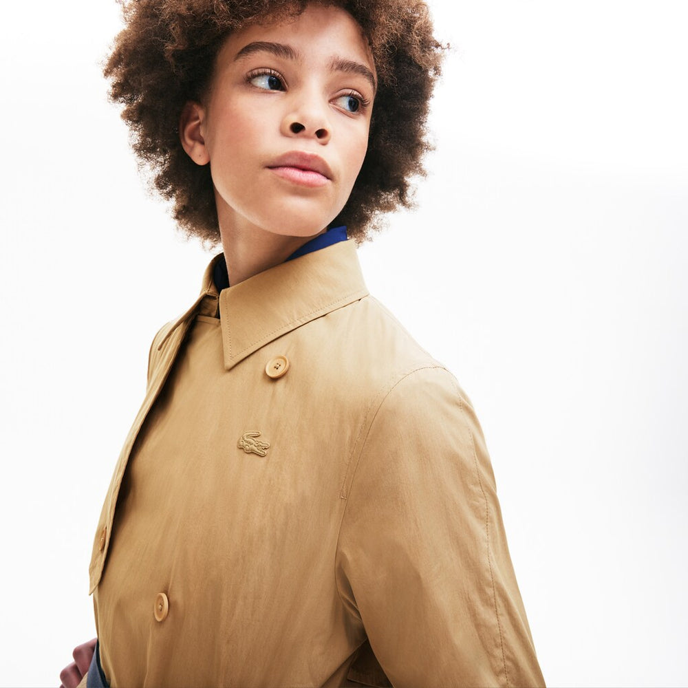 Women's Contrast Belt Trench Coat / Lacoste