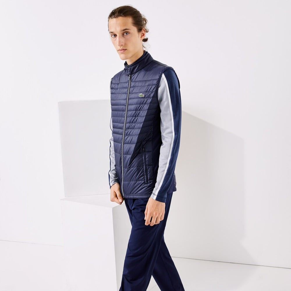 Men's SPORT Lightweight Water-Resistant Quilted Vest / Lacoste