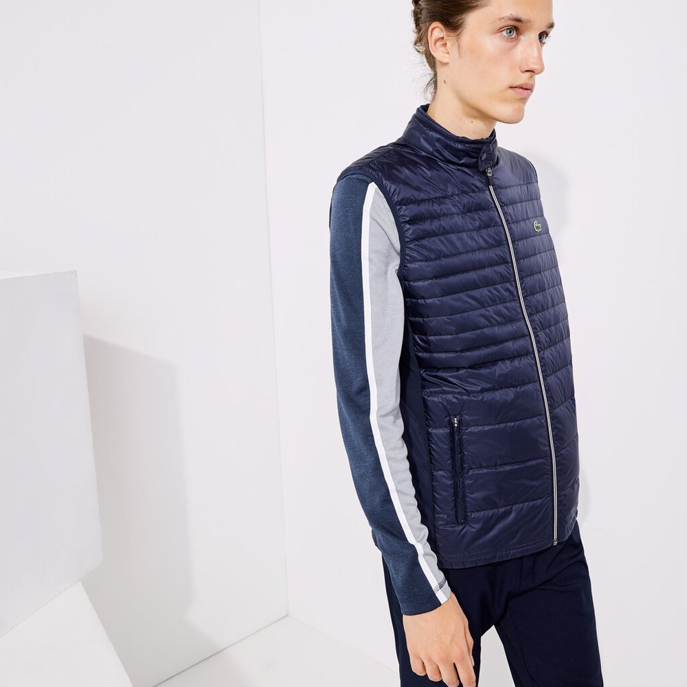 Men's SPORT Lightweight Water-Resistant Quilted Vest / Lacoste