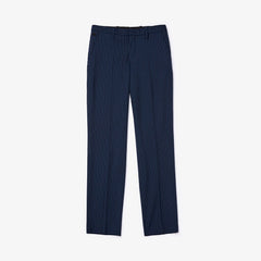 Men's LIVE Fine Pinstriped Wool Suit Pants / Lacoste