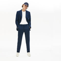 Men's LIVE Fine Pinstriped Wool Suit Pants / Lacoste