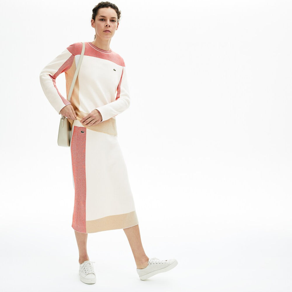 Women's Colorblock Pencil Skirt / Lacoste