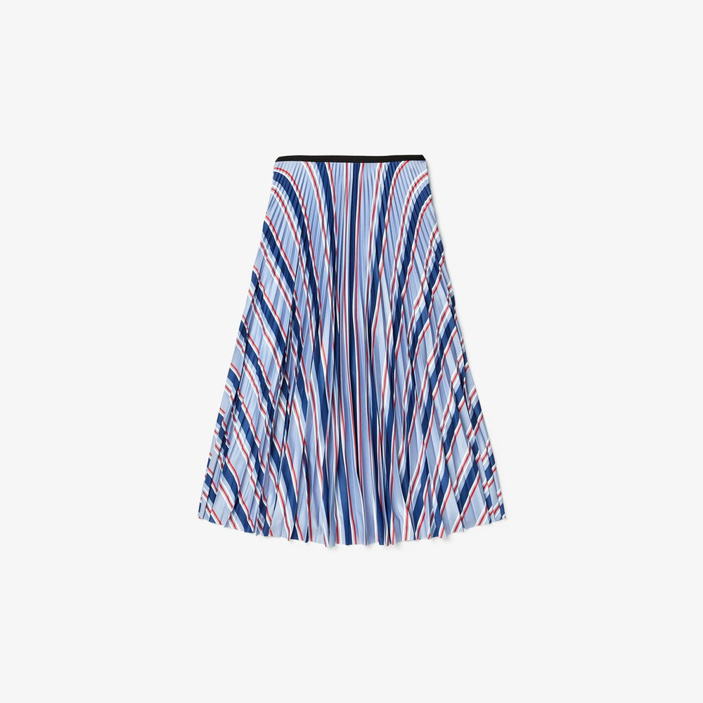 Women's MultiColor Striped Pleated Skirt / Lacoste
