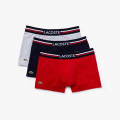 Pack Of 3 Iconic Boxer Briefs With Three-Tone Waistband / Lacoste