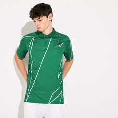 Men's SPORT Novak Djokovic Printed Breathable Polo Shirt / Lacoste